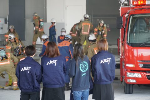 広島西風新都物流センターで「大規模物流倉庫で消防訓練」が行われました